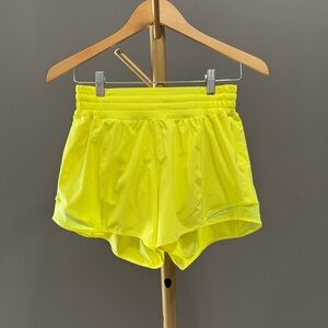 Lululemon Hotty Hot Long-Rise Lined 4" shorts